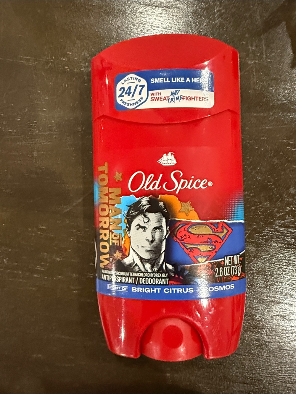 NWT Old Spice Limited Edition Superman Bright Citrus Deodorant Stick